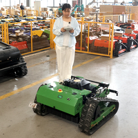 Fabricante Profesional de Cortadoras de Césped Robóticas Inteligentes a Gasolina de 4 Tiempos con Control Remoto para Aplicaciones Industriales