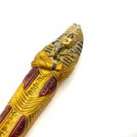 Nouveau design original, stylo à bille en plastique de 1,0 mm, bureau, grec, égyptien, pharaon, figurine mythologique Mulnaii