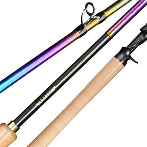Jiyu Regenboog Editie Eagle Strike Lange-Afstands Casting Hengel Snelle Koolstofvezel Hengel Recht Pistool Handvat Voor Meer Beek - Product Image 1