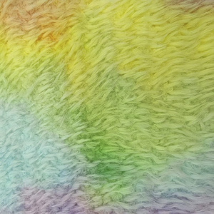 Textile de maison à poils longs multi couleurs bon marché <span class=keywords><strong>tissu</strong></span> polyester arc-en-ciel peluche <span class=keywords><strong>fausse</strong></span> <span class=keywords><strong>fourrure</strong></span> pour jouets - Product Image 6