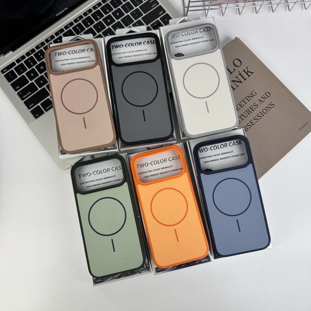 Magnet Matte-finish Cover Soft  for iPhone 17 16  Pro Max  Phone case