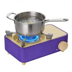 Réchaud miniature portable de haute qualité Zunck en acier inoxydable intégré de type carte, adapté à une utilisation dans les cuisines de camping - Product Image 3