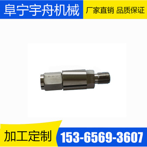วาล์วกันกลับแบบแยกส่วนยี่ห้อ Yuzhou Machinery ทำจากสแตนเลส 304 เกลียวใน พร้อมซีลยาง สำหรับสถานีไฟฟ้า - Product Image 4