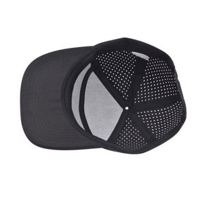 Casquette Snapback de baseball imperméable personnalisée avec logo, vente en gros, avec trous découpés au laser, collection 2025 – Nouveauté ! - Product Image 6