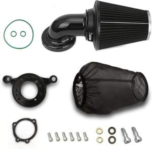 Pour Harley Big Twin Softail Dyna Fat Boy Heritage 1999-2015 Stage 1 Cone Air Cleaner High Flow Intake Filter Performance Upgrade - Product Image 4