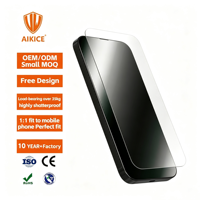 Protection d'écran en verre trempé 2.5D Grade AAA pour iPhone 18 17 16 Pro Max, 3 fois plus résistant, bords renforcés, anti-rayures