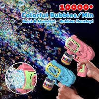 Pistolet à bulles électrique automatique d'extérieur EPT en gros pour l'été avec solution de recharge, idéal pour les cadeaux des enfants, garçons et filles