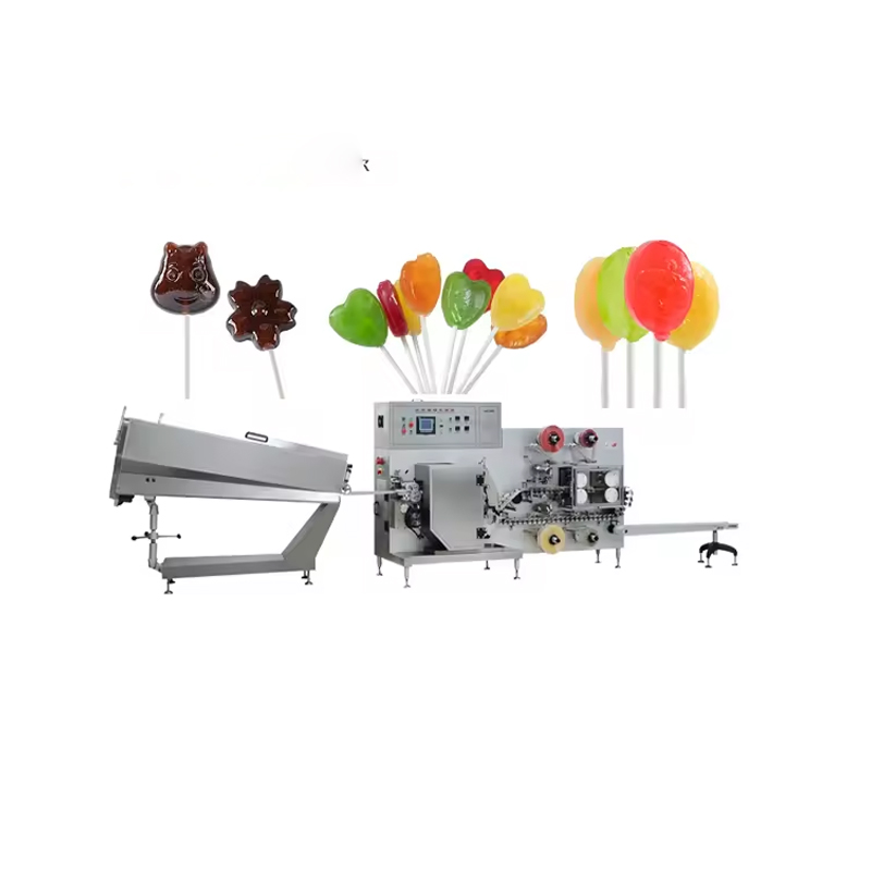 Die-Forming Candy Machine TE600B Flat Lollipop Production Line