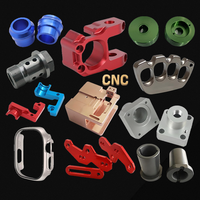 Pièces métalliques fabriquées, services de prototypage rapide par usinage CNC, pièces métalliques anodisées noires, kit métallique, pièces d'usinage CNC