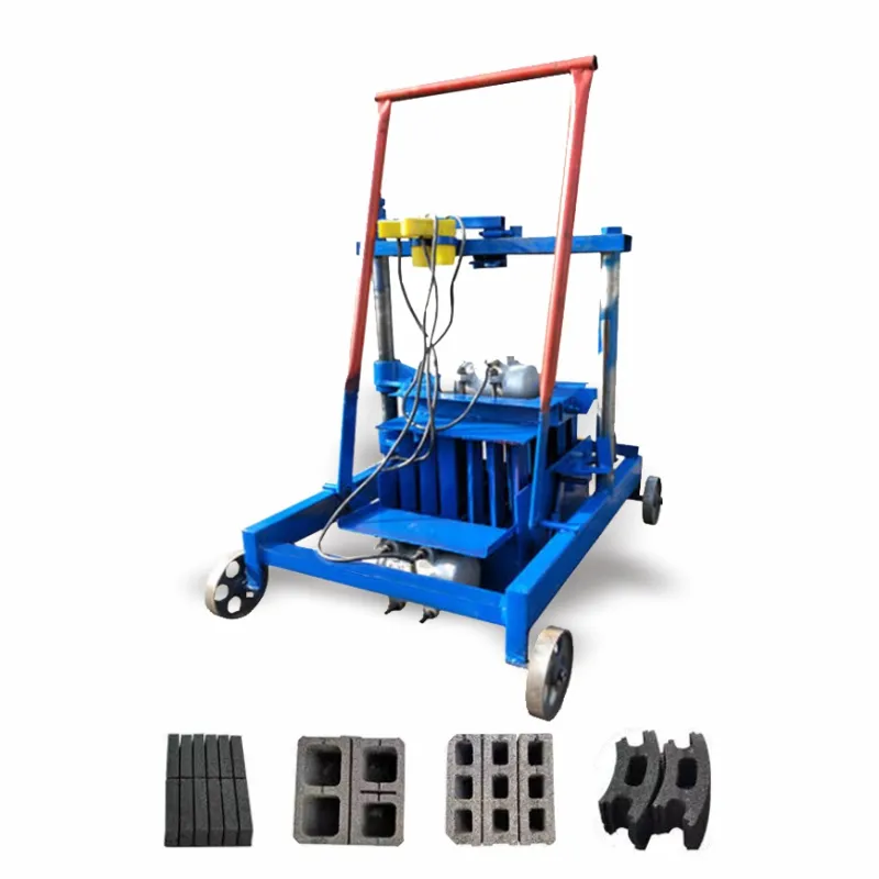 Cheap Price manufacturer Manual Hollow Maker soil clay interlocking Concrete Cement Brick Block Making Machine Price For Sale