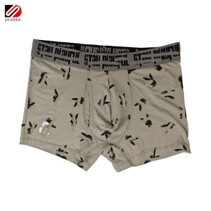 Venta al por mayor Ropa interior deportiva para hombres Boxers Ropa interior para hombres Ropa interior <span class=keywords><strong>sexy</strong></span> para hombres Fotos Púrpura Cantidad Algodón ligero Personalizar - Product Image 4