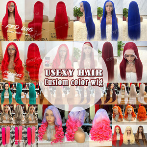 Ánh Sáng Màu Xanh Lá Cây Glueless Preplucked 13X6 HD Ren Tóc Giả Tóc Con Người Ren Phía Trước Lớp Biểu Bì Phù Hợp Nguyên Liệu Việt Nam Tóc Phía Trước Thẳng Tóc Giả - Product Image 6