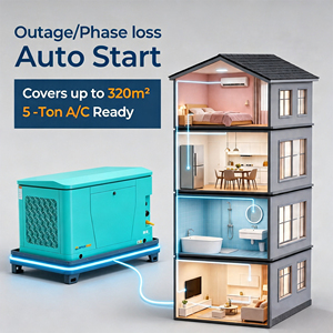เครื่อ<span class=keywords><strong>ง</strong></span>กำเนิดไฟฟ้าแก๊ส ApexGen 24kW / 30kVA สามเฟส ระบายความร้อนด้วยของเหลว ใช้ได้สอ<span class=keywords><strong>ง</strong></span>เชื้อเพลิง NG LPG พร้อมแท่นวางสำหรับขนย้ายและจัดเก็บ (เป็นอุปกรณ์เสริม) - Product Image 3