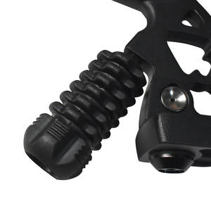 Piaoyu <span class=keywords><strong>noir</strong></span> amortisseur caoutchouc composite <span class=keywords><strong>poulie</strong></span> <span class=keywords><strong>arc</strong></span> et flèche faisceau amortisseur - Product Image 3