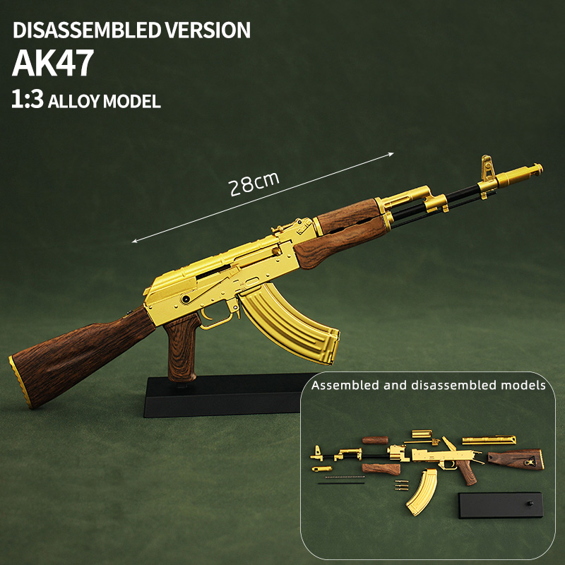Amazon.com: GOAT GUNS Miniature AK-47 Model Black | 1:3