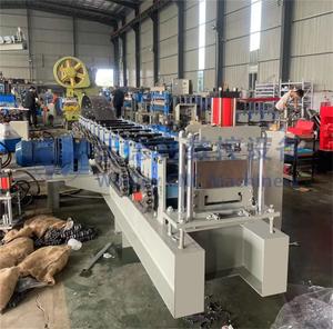 Machine de formage à rouleaux pour marches de ponts de chantier en acier métallique, moteur PLC 5500W, ligne de production - Product Image 3