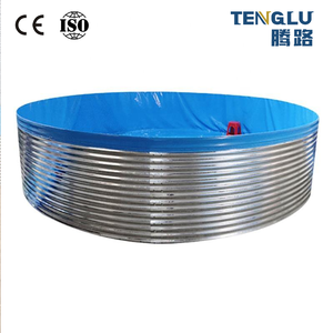 Bassin pliable en acier galvanisé pour l'aquaculture, l'élevage marin côtier et les applications d'écloserie de jeunes poissons - Product Image 4
