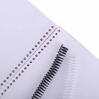 Cahier A4 en plastique spirale bande liant 30 trous cercle anneau livre 30 trous cercle anneau livre feuilles mobiles papier réservation bobine école