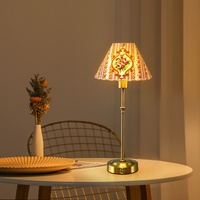 Lampe de table rechargeable multicolores de style moderne et simple, sans fil, LED, lumière ambiante, décoration de table de salle à manger