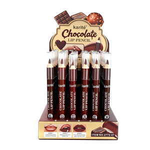 Karite populaire velours toucher longue durée <span class=keywords><strong>chocolat</strong></span> <span class=keywords><strong>crayon</strong></span> à lèvres en gros marque privée étanche <span class=keywords><strong>crayon</strong></span> à lèvres pour le maquillage des lèvres - Product Image 2