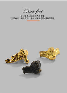 Soporte Moderno y Sencillo para Estantes de Muebles, de Aleación de Zinc/Plástico, Duradero, con Protección de Cuatro Lados y Envoltura de Esquinas, Fácil de Instalar - Product Image 2