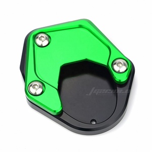 Cho Kawasaki versys650 ninja400 Z400 z250 klx250 kle650 xe máy chân bên đứng mở rộng chân đế tấm phụ kiện - Product Image 5