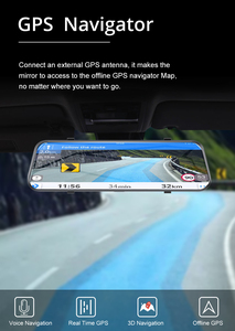 Z55-10inch Dual Lens HD1080P 4g <strong>Android</strong> 8.1 Mirror <strong>Car</strong> Dvr with WIFI GPS Tracking Remote Monitor on Phone 4g <strong>Car</strong> <strong>Camera</strong> - Product Image 6