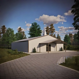 Kit de construction d'église préfabriquée modulaire pour les cultes et les rassemblements communautaires - Product Image 3