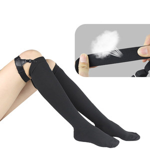 Vendita Diretta dalla Fabbrica: <span class=keywords><strong>Calze</strong></span> a Tubo Medio <span class=keywords><strong>con</strong></span> Fibbia per Gamba, Giarrettiera Antiscivolo, Cintura Decorativa per Donne - Product Image 4