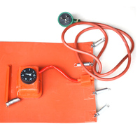 Chauffe-tambour à huile flexible en caoutchouc silicone 2000W 200L, couverture chauffante, plaque chauffante