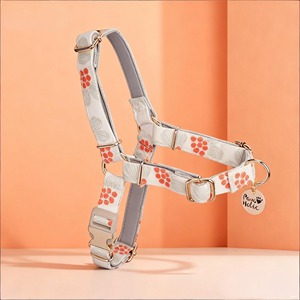 Luxury Fashion Modern Anti Pull <b>Dog</b> <b>Harness</b> Comfortable Cotton Material Breathable Eco-Friendly Durable Lovely Style - Product Image 1