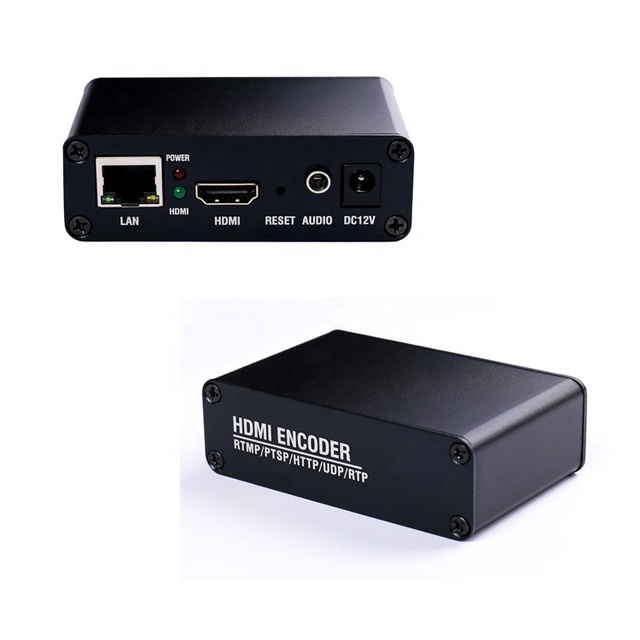 Ustarlink H.265 Mini for Encoder for Live Broadcast to Facebook & YouTube with TS/HLS Protocol-Metal Construction
