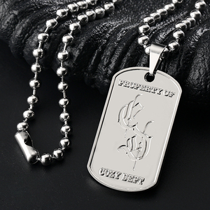 Plaques d'identification pour chien personnalisées en alliage de zinc plaqué argent avec logo gravé en creux, idéales pour un <span class=keywords><strong>cadeau</strong></span> - Product Image 4