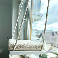 Siège de fenêtre pour chat Perchoir de fenêtre pour chat Hamac de fenêtre pour chat