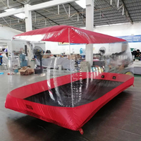 Housse de voiture gonflable, tente à bulles pour usage intérieur, protection de voiture en PVC imperméable et durable contre la poussière et les rayures