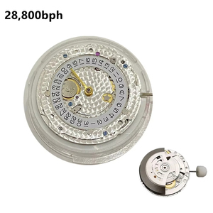 Cronógrafo con movimiento mecánico automático, <span class=keywords><strong>25</strong></span> rubíes, esfera de dí<span class=keywords><strong>a</strong></span>, piezas de alta calidad para relojes - Product Image 6