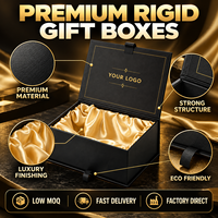Boîte cadeau magnétique de luxe personnalisée pour perruque avec finition mate en carton et doublure en satin de soie