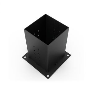 Supports muraux robustes pour poteaux en <span class=keywords><strong>bois</strong></span> 4x4, supports d'ancrage pour <span class=keywords><strong>bois</strong></span> d'œuvre - Product Image 2