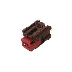 AMP Supplier 1-1411325-3 Rectangular Housings Receptacle 6 POS 2.54MM 114113253 Connector Free Hanging In-Line Brown