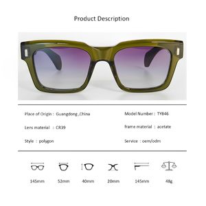 แว่นกันแดดทรงโอเวอร์ไซส์ Moohe Fashion ดีไซน์เนอร์ออกแบบเอง สำหรับผู้หญิงและผู้ชาย แว่นกันแดดสุดหรูทันสมัย แว่นกันแดดผู้ชายสุดหรู - Product Image 6