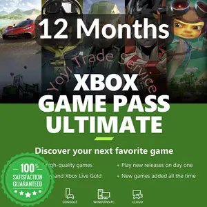 XBox Game Pass Ultimate 1 año 12 meses PC Game Pass Ultimate 12 meses (actualiza tu propia cuenta)