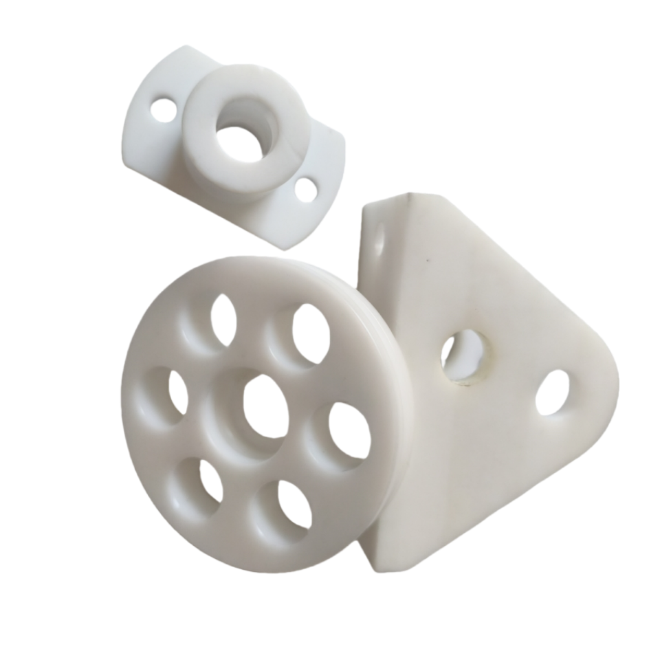 POM PP UPE PEEK PTFE PI NYLON PVC Engineering Plastic Roller Wheel Fasteners Parts Machining With Drawings