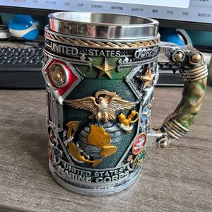 Rétro Résine Bière <span class=keywords><strong>Viking</strong></span> Whisky Tasse Mythologie Nordique Résine Vegvisir Tasses pour bar Jarras Vikingas <span class=keywords><strong>Viking</strong></span> Tasse Résine Acier - Product Image 3