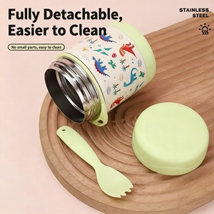 C372 <span class=keywords><strong>2025</strong></span> nóng bán thép không gỉ thực phẩm nhiệt Jar xách tay mini nấu ăn Phích chân không cách nhiệt ăn trưa <span class=keywords><strong>container</strong></span> với muỗng - Product Image 5