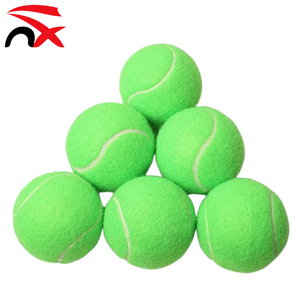Pelota de tenis de fibra química, juguetes de ejercicio para mascotas, Natural pelota de tenis de goma, logotipo personalizado para perros y gatos, juguete - Product Image 4