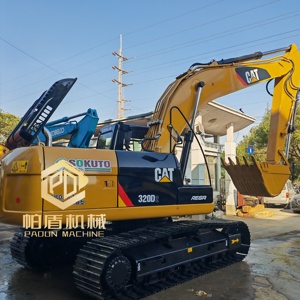 Low Working Hours Used <b>CAT</b> 320D2 Excavator Upgraded Load Sensing Hydraulic System 20Ton For Pipeline Highway Stone Quarry Works - Product Image 1