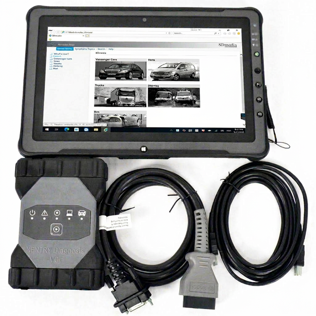 Original Star Diagnosis C6 Merc-edes Be-nz for Be-nz C6 Car Truck Diagnostic SD Connect C6 DOIP Xentry Das Wis Epc AndF110Tablet