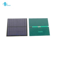 Chargeur solaire miniature d'extérieur ZW-8484, panneau solaire en résine époxy 1W, module solaire époxy poly 5V à faible coût