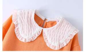 ชุดเสื้อผ้าเด็ก ชุดกางเกงกีฬาสำหรับเด็กผู้หญิง พร้อมลูกไม้สวยงาม ขายส่ง - Product Image 4