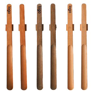 Cuchara para Zapatos Magnética de Madera Maciza Pulida, Mango Largo de 55 CM, Hecha a Mano, Rectangular, Herramienta para Calzarse Zapatos, Decoración del Hogar, Regalo para el Día del Padre - Product Image 1